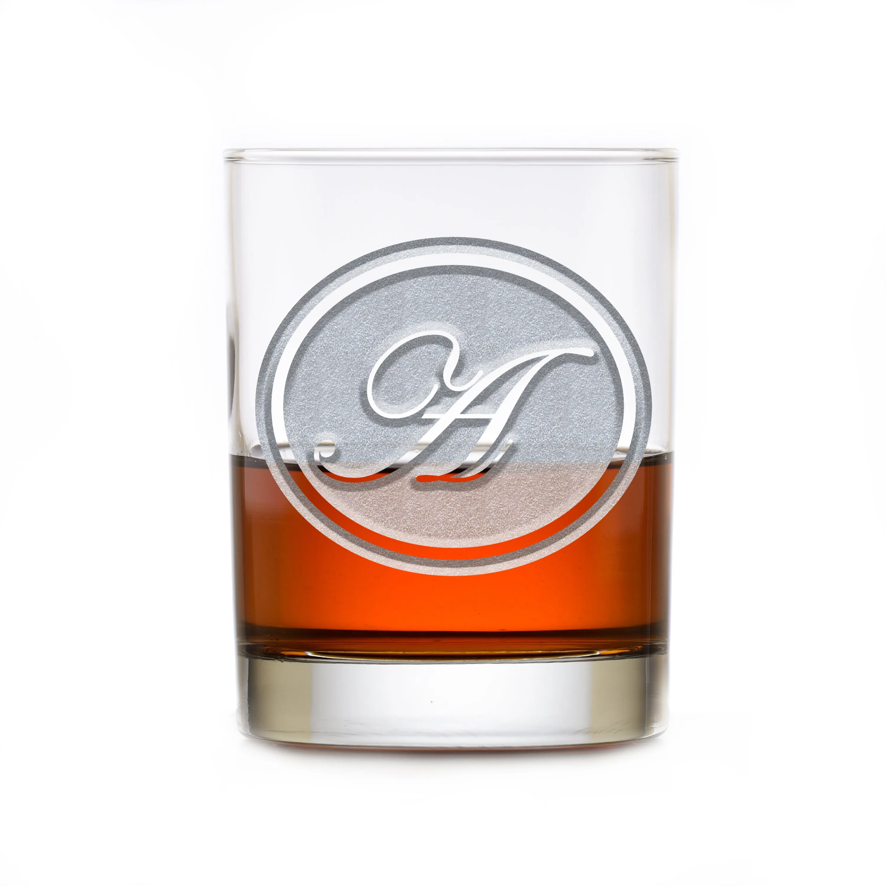 Whiskey Glass with Monogram