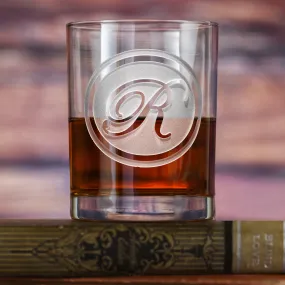 Whiskey Glass with Monogram