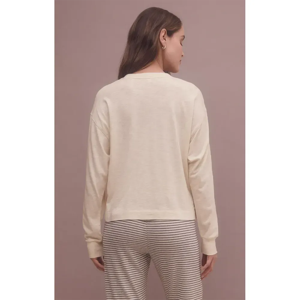 Z Supply Women's Chill Whiskey Long Sleeve Tee